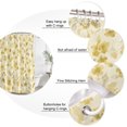 thumbnail image 3 of Yellow Spring Floral Bathroom Shower Curtains with 12 Hooks Polyester Waterproof Shower Curtain for Stalls and Bathtubs Summer Botanical Elegant Watercolor Decorative Bathroom Curtain 72x96 Inches, 3 of 9