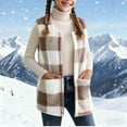 thumbnail image 6 of WOYY Teen Girls Reversible Vest Plaid Sleeveless Jacket with Pocket, Sizes 13-14, 6 of 8