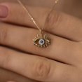 thumbnail image 3 of SmartBy Devil Eye Necklace for Women Rhinestone Evil Eye Pendant Sparkling Dainty Necklace Jewelry for Dating Party Gift Idea, 3 of 7