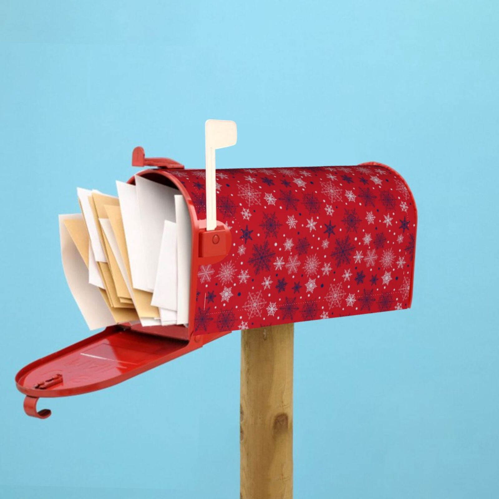 Kdxio Magnetic Mailbox Cover 21x18 in Mailbox Cover Outdoor Decoration Holiday Mailbox Covers for Home Garden Yard-21x18 in