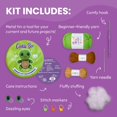 thumbnail image 2 of Kit de ganchillo para galletas Turtle Hugo con hilo apto para principiantes, 2 of 7