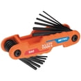 thumbnail image 1 of Juego de llaves hexagonales Klein Tools 70590 Compact Plegable 12 llaves, 1 of 9