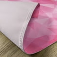 thumbnail image 5 of Ambesonne Pale Pink Place Mats Set of 4, Mosaic Fractal Style, Standard Size, Magenta Fuchsia, 5 of 6