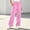 Pink, variant on JOANKDMI Wide Leg Sweatpants Women with Pockets High Waisted Relaxed Fit Open Bottom Elastic Drawstring Waist Comfy Yoga Athletic Track Pants Workout Sweatpants Women, L-3XL