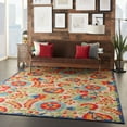 thumbnail image 6 of Nourison Aloha Indoor/Outdoor Multicolor 9'6" x 13' Area Rug, (10x13), 6 of 15