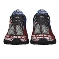 thumbnail image 5 of Veterans Veteran Don't Thank Me Thank My Brothers Who Never Came Back Shoes Sneakers Black Size 9, 5 of 7