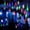 Colorful, variant on Solar Garden Lights, Waterproof 30cm 10 Tubes 249LEDs Falling Raindrop Meteor Shower - Blue Solar Lights Outdoor Garden for Holiday, Party, Wedding & Christmas Decoration