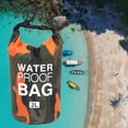 thumbnail image 3 of 2L Waterproof Shoulder Bag for Canoe Fishing Swimming Orange, 3 of 8