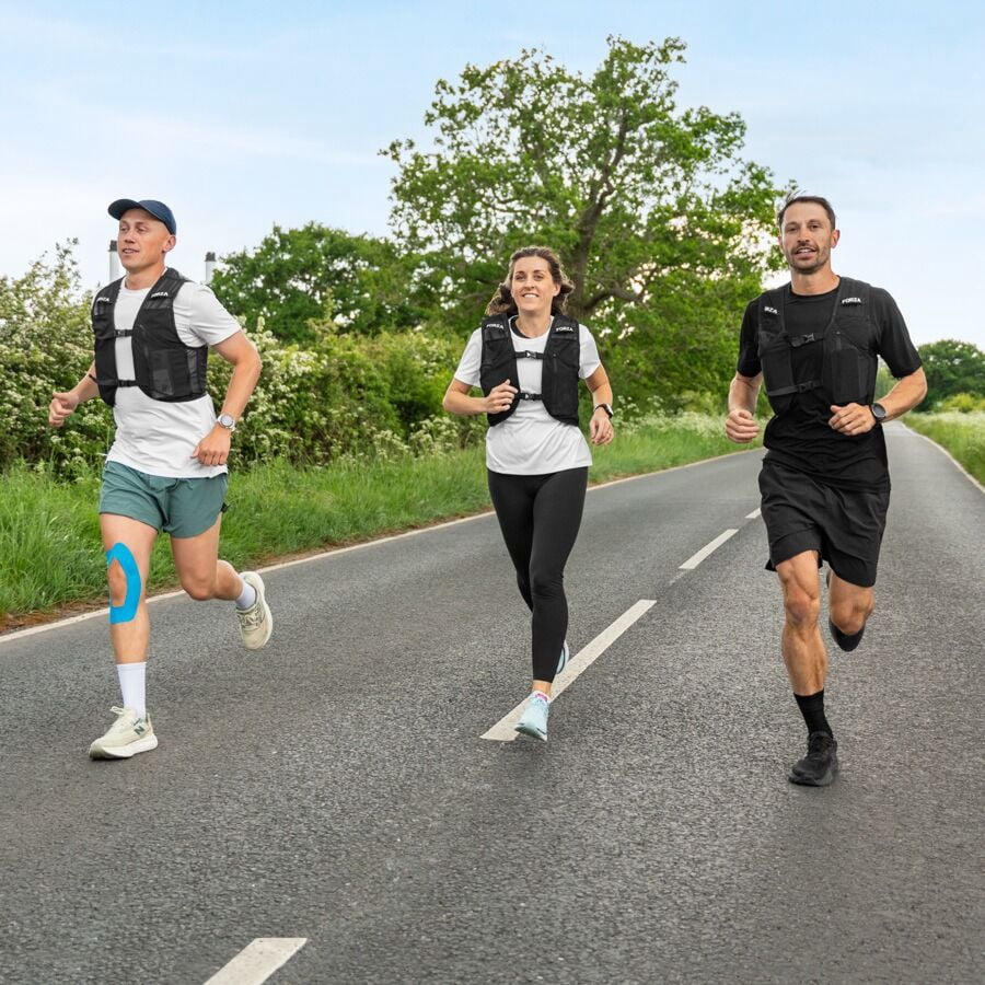 FORZA Running Vest [3 Sizes] | Lightweight Unisex Fit with Soft Flask Pockets Reflective Trim and Adjustable Straps – Ideal for Trail Running Walking Jogging and Cycling