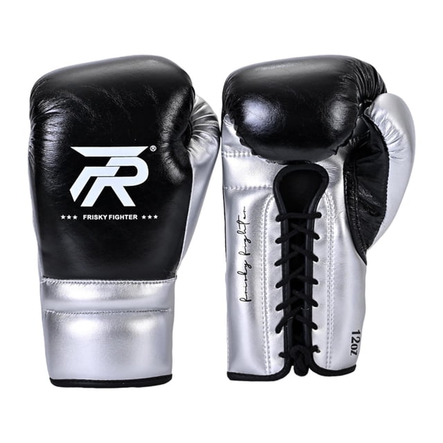 Guantes de boxeo Zulema 12oz para hombres y mujeres Negro