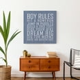 thumbnail image 4 of Creative Products Boy Rules 24x24 Canvas Wall Art, 4 of 5