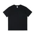 thumbnail image 6 of Yubnlvae Classic Crewneck Cotton Tee - Soft Everyday Shirt for Work & Weekend Outfits (Wardrobe Staple), 2025 Women's Long Sleeve Round Neck T-Shirt Loose Fit Cotton Essential Top, Black, 3Xl, 6 of 6