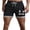 Black, variant on Shorts Men Casual Men's Rainbow Solid Color Summer Pants Pocket Drawstring Loose Casual Sports Running Straight Beach Shorts Brick Red L