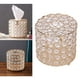 thumbnail image 3 of Moyic Soporte de pañuelos estilo cristal, caja de almacenamiento de servilletas redonda, dispensador de cubierta, decoración Almacenamiento y organización del hogar, 3 of 6