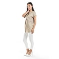 thumbnail image 2 of Blusa ligera de cuello V Roman Fashion Juvenil 0058 Cafe puntos cafe 38, 2 of 5