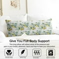 thumbnail image 3 of Lemon Print Body Pillow Cover - Soft & Breathable Fabric, Hidden Zipper, 20"x54", Cute Fruit & Floral Design - Perfect Gift for Lemon Lovers, Summer Decor, Side Sleepers & Pregnancy Support, 3 of 7