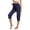 Navy, variant on Capri Pants for Women Spring Summer Elastic High Waist Relaxed Fit Straight Leg Capri Sweatpants with Pockets