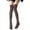Wine, variant on HNMKIU Glittering Metallic Sheer Thigh High Stockings Elegant Over The Knee Sparkly Socks Stretchable Legwear Silver,One Size