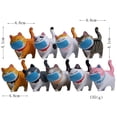 thumbnail image 2 of Mini figuras de gatos, modelos de animales, decoración del hogar, accesorios de mesa, adornos de jardín B, 2 of 6
