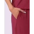 thumbnail image 5 of DARING DIVA Women's Cami Tank Top and Pants Pleated Pajama Sets with Pockets L Red, 5 of 6