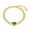 Green, variant on 18K Gold-Plated Heart Pendant Cubic Zirconia Bracelet — MONMONDAY Brand Exclusive Unique Jewelry for Women, Perfect Gift for Holidays and Festivals