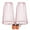 Z02-Light Pink, variant on MUXiin 2 Pack Mosquitoes Hat Net Outdoor Face Neck Fly Netting Hoods from Bugs Fishing Mosquitoes Bees Hat Garden Supplies