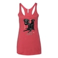thumbnail image 2 of If It's Not a Black Lab It's Just a Dog Gift | Womens Dog Lover Premium Tri-Blend Racerback Tank Top, Vintage Red, X-Large, 2 of 3