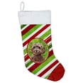 thumbnail image 1 of Carolines Treasures CK4053CS Christmas Snowflakes Brown Cockapoo Christmas Stocking, Large, Multicolor, 1 of 2
