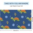 thumbnail image 2 of GZHJMY Microfiber Beach Towels Oversized Cute Marine Little Turtles Absorbent Soft Bath Towels Quick Dry 1 Pack Thin Lightweight Pool Shower Towels for Swimming Gym 31x51 Inch Bath Towels, 2 of 5