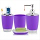 thumbnail image 2 of Juego de Accesorios de Baño de 4 Piezas, Juego de Baño, Juego de Vasos, Artículos de Tocador, Soporte para Cepillos de Dientes, Juego de Baño, 2 of 4