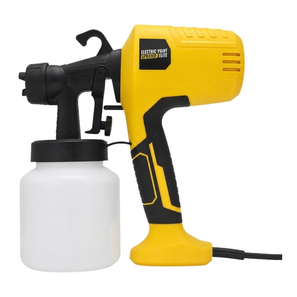 Pulverizador Eléctrico de Pintura Ajustable Rociador a Presión Compatible con Diferentes Pinturas y Depósito de 800ml Adecuado para Restauración de Amarillo