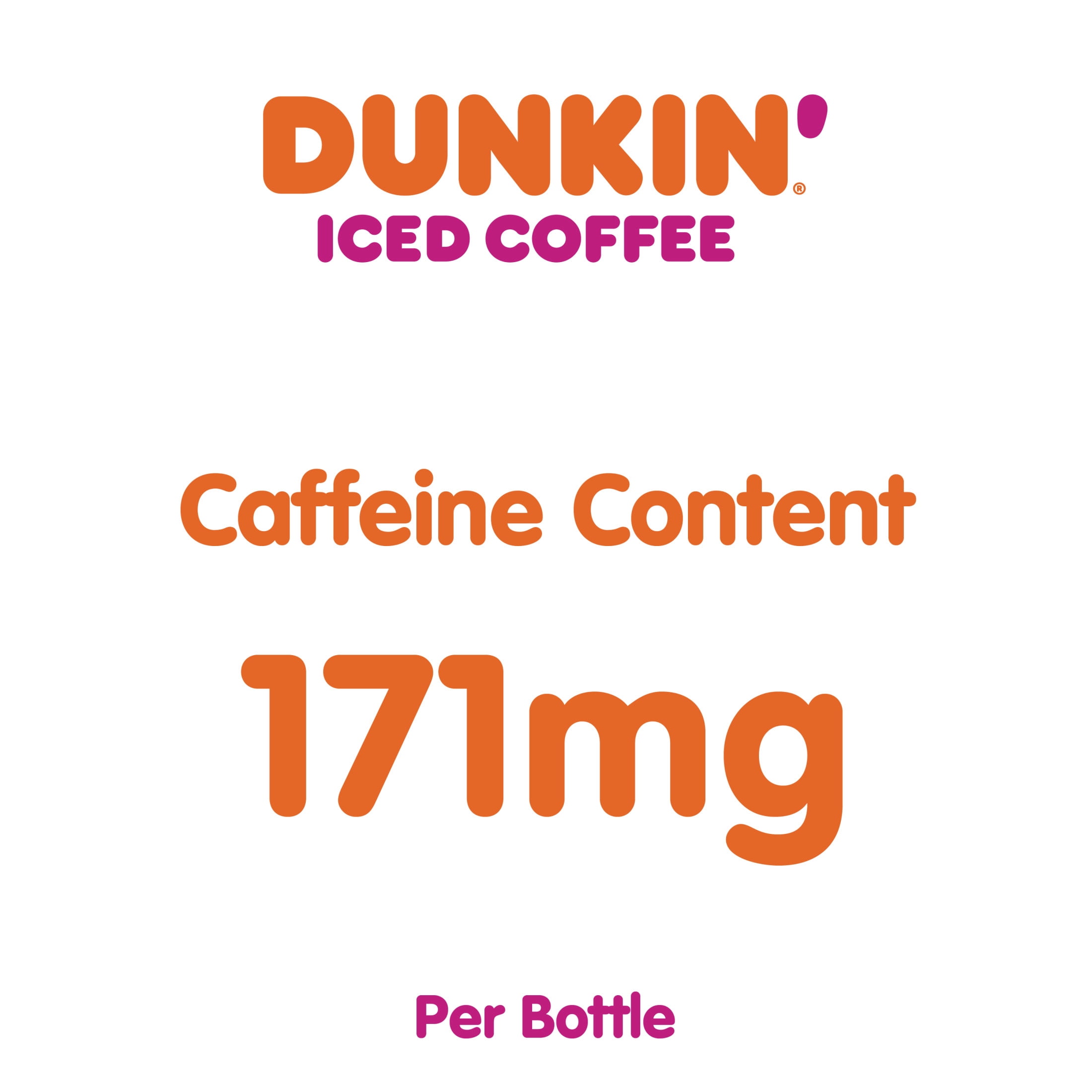 Dunkin' Original Iced Coffee, 13.7 fl oz Bottle