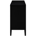 thumbnail image 6 of Black Sideboard With Rounded Door Design - Adds A Graceful Touch To Your Home 4-door Retro Storage Maximizes Efficiency In, 6 of 7