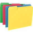thumbnail image 2 of Business Source 1/3 Tab Cut Letter Recycled Top Tab File Folder - 8 1/2" x 11" - Top Tab Location - Assorted Position Tab Position - Assorted - 10% Recycled - 50 / Box | Bundle of 5, 2 of 2