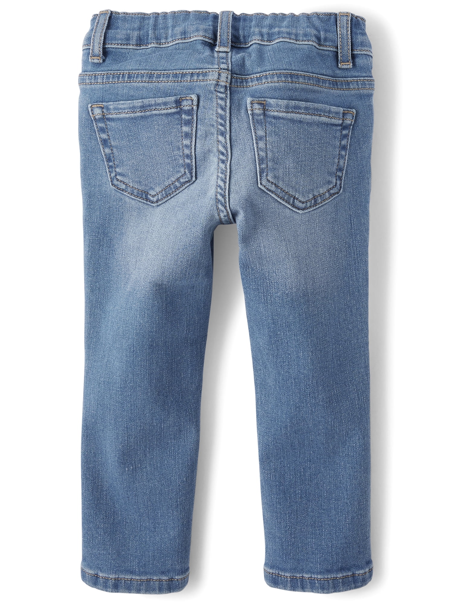 The Children's Place Baby & Toddler Girls Skinny Fit Jean, 3-Pack, Sizes 12M-5T