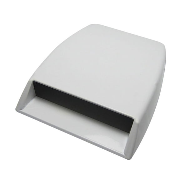 Nishiyuenyi Generic Car Hood Air Intake Automotive Accessories Universal Exterior White