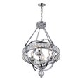 thumbnail image 4 of CWI Lighting Lustre 4 Lumières avec Finition Chromée, 4 of 6