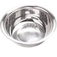 thumbnail image 1 of Stainless Steel Rice Strainer Rice Washing Sifter Vegetable Washing Basket Metal Drain Basket, 1 of 9