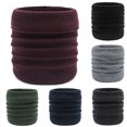 thumbnail image 4 of WREESH Women's Winter Neck Warmers High Neck, Fleece Protected Thick Yarn Solid Color Scarf Black, 4 of 4