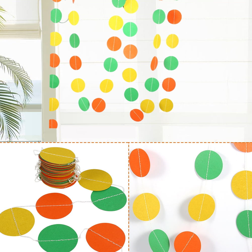 Guirlande Pailletée - 6 X 4 M - Décor De Fête Multicolore - Pour Anniversaire, Mariage, Noël, Mardi Gras