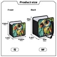 thumbnail image 6 of Qxltty Abstract Mini Parrot Car Dumpster Collapsible Rear Seat Suspension Trash for Front Seat Center Console in Vehicle, 6 of 8