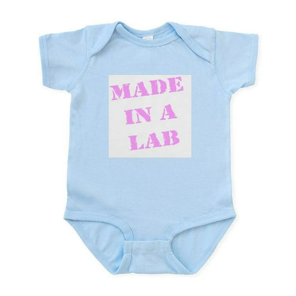 CafePress - Made In A Lab IVF Baby Creeper (Pink) - Baby Light Bodysuit, Size Newborn - 24 Months
