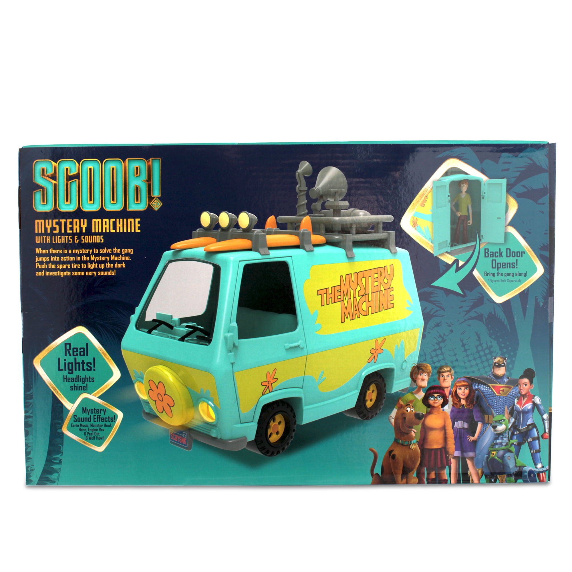 SCOOB Scooby-Doo Movie MYSTERY MACHINE Van With Lights & Sound Effects 2020 NEW