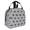 thumbnail image 2 of Honeii Polka Dot Christmas Dog Print Lunch Bag Women, Lunch Box Lunch Bag for Women Adult Men, Small Leakproof Cute Lunch Tote Large Capacity Reusable, 2 of 8