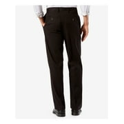 DOCKERS Mens Black Classic Fit Pants W40/ L29