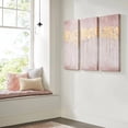 thumbnail image 4 of Madison Park Dewy Forest 3 Pieces Canvas 15"W x 35"H x 1.5"D Gold Foil Abstract Wall Art Set in Blush, 4 of 7