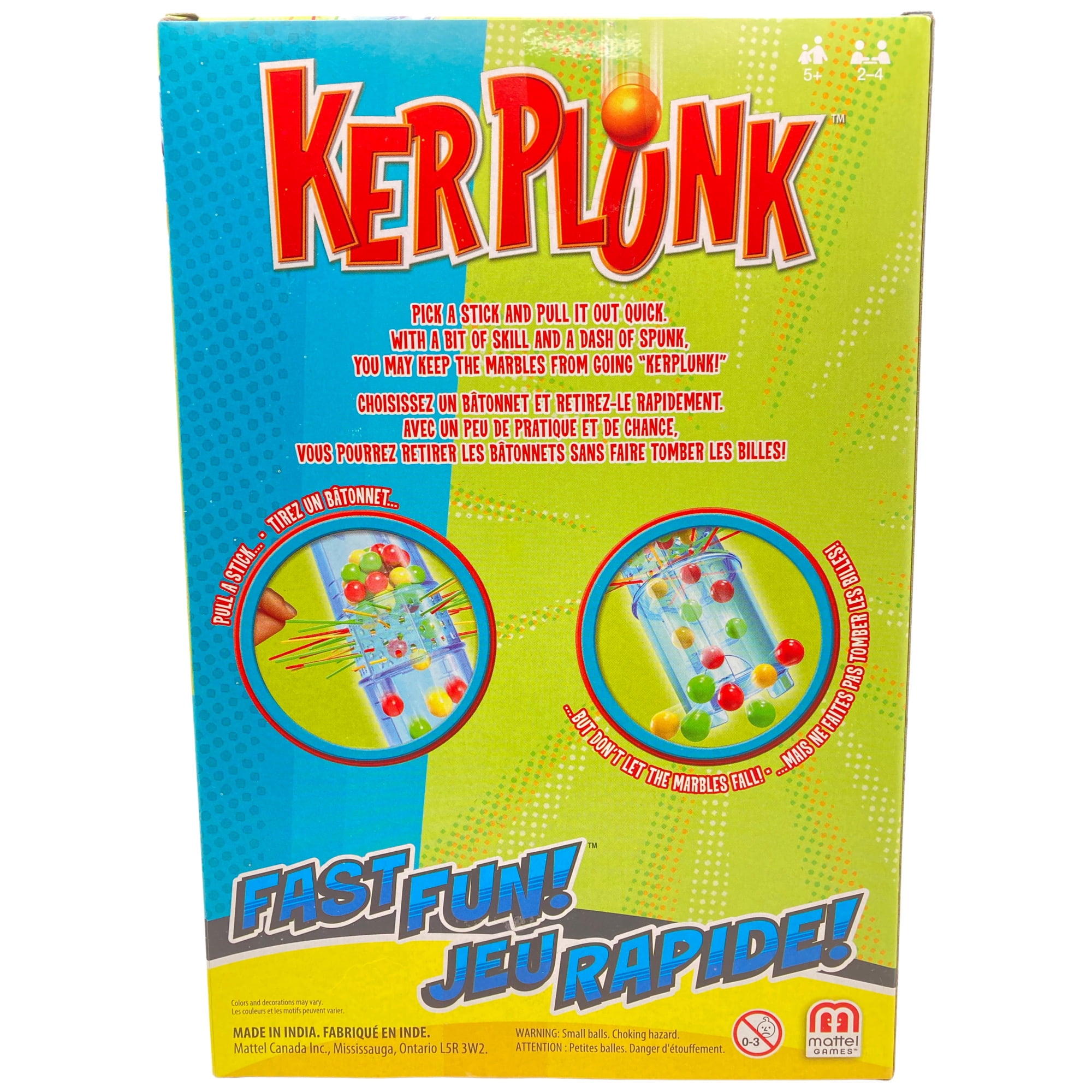 KERPLUNK Game - Don't Let The Marbles Fall - Fast Fun ! - Walmart.com