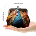 thumbnail image 2 of Turkey Stylish Men's Wallet with Coin Purse, 0.7 Microfiber Zinc Alloy Jaws, Size 4.3x4.7 in/11x12 cm, 2 of 7