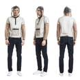 thumbnail image 3 of Chaqueta de malla, súper ligera, talla única para todos, manténgase seguro y fresco, protección UV Ropa de malla repelente de mosquitos y abejas con capucha para exteriores, 3 of 4