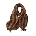thumbnail image 1 of Bufanda para mujer, bufanda de invierno a cuadros, cálida y acogedora, chal de gran tamaño, bufandas de invierno para mujer, bufanda de invierno con tacto de cachemira, 1 of 5